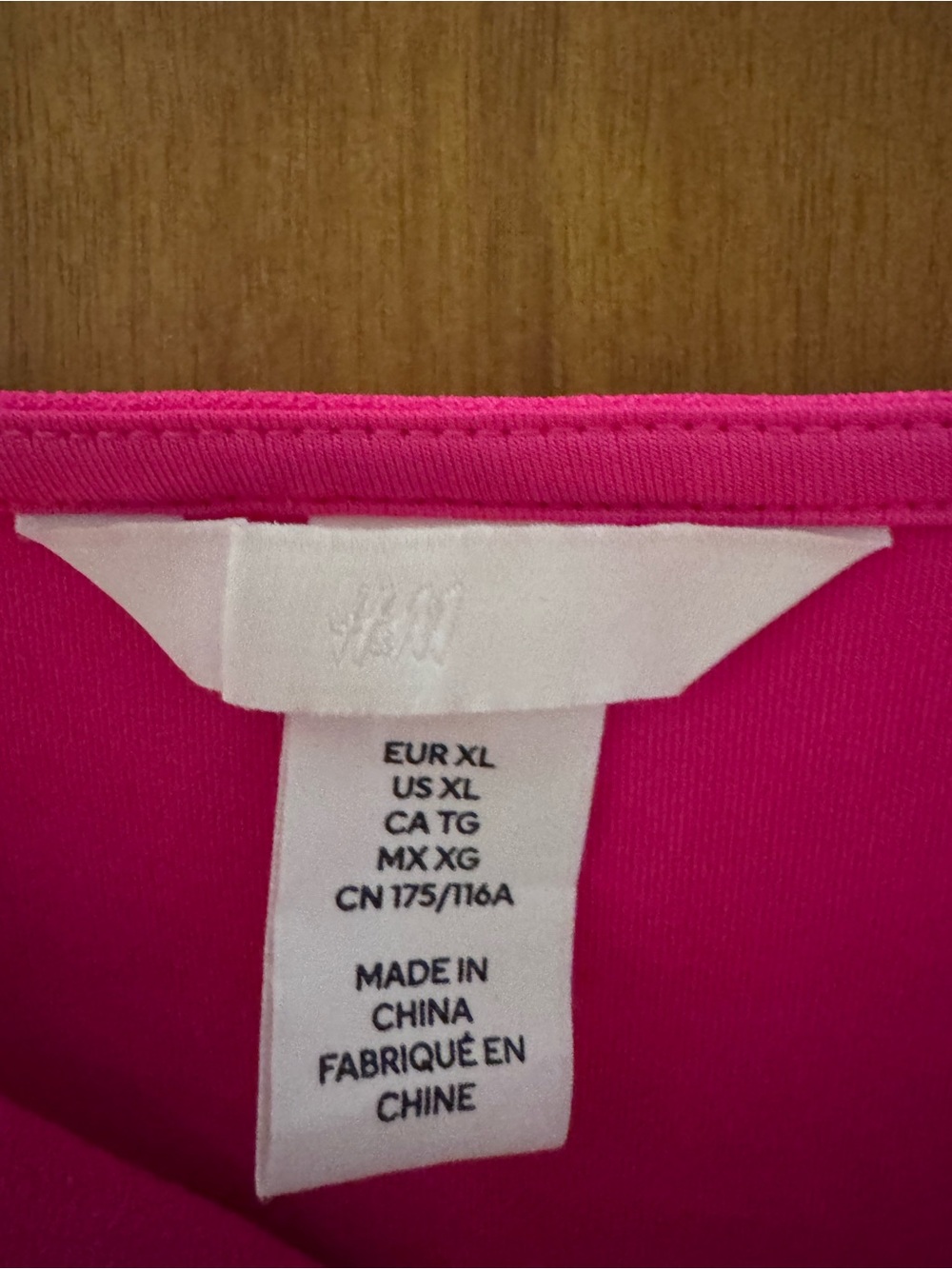 H&M Hot Pink Women's Top with Size Tag